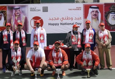 مشاركة كبيرة في احتفالات نادي البحرين للتنس بالأعياد الوطنية