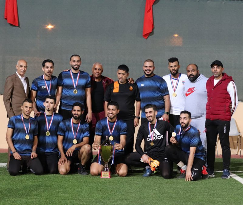 الاصدقاء بطل بطولة العيد الوطني المجيد بمركز تمكين شباب الشاخورة