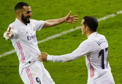 ريال مدريد يفوز على ايبار بثلاثية في الدوري الاسباني