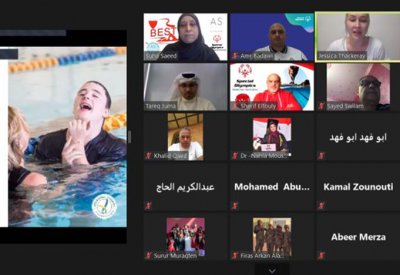 بحضور 145 مدرب ومعلم سباحة نجاح كبير لمنتدى أصحاب الهمم 