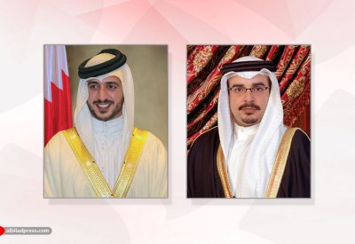 سمو ولي العهد يتلقى برقية تهنئة من سمو الشيخ خالد بن حمد آل خليفة