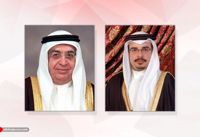 سمو ولي العهد يتلقى برقية تهنئة من سمو نائب رئيس مجلس الوزراء