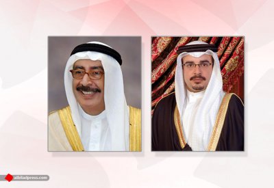 سمو ولي العهد رئيس مجلس الوزراء يتلقى برقية تهنئة من السيد جواد سالم العريض نائب رئيس مجلس الوزراء