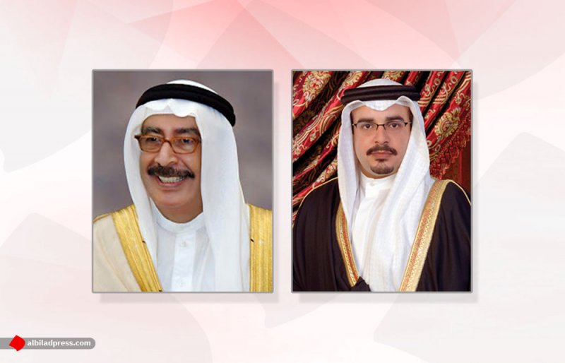 سمو ولي العهد رئيس مجلس الوزراء يتلقى برقية تهنئة من السيد جواد سالم العريض نائب رئيس مجلس الوزراء