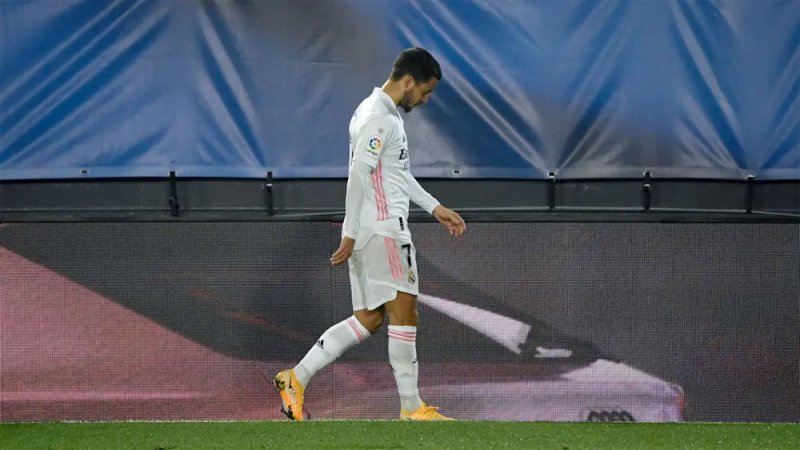 هازارد في ريال مدريد.. معاناة من قلة الدقائق وكثرة الإصابات