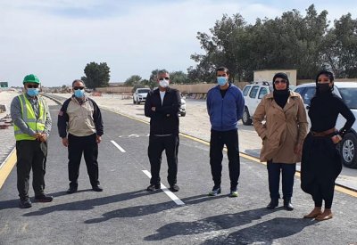 وزير الأشغال يتفقد مشروع مسار الدراجات الهوائية ضمن شارع جنوب البحرين الدائري 