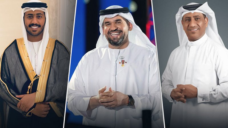 بالفيديو: حسين الجسمي يهدي "نور الأمل" للشاعر علي الخوار