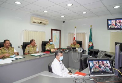 الحرس الوطني يجري تمرينًا مشتركًا عن بُعد مع نظيره الكويتي