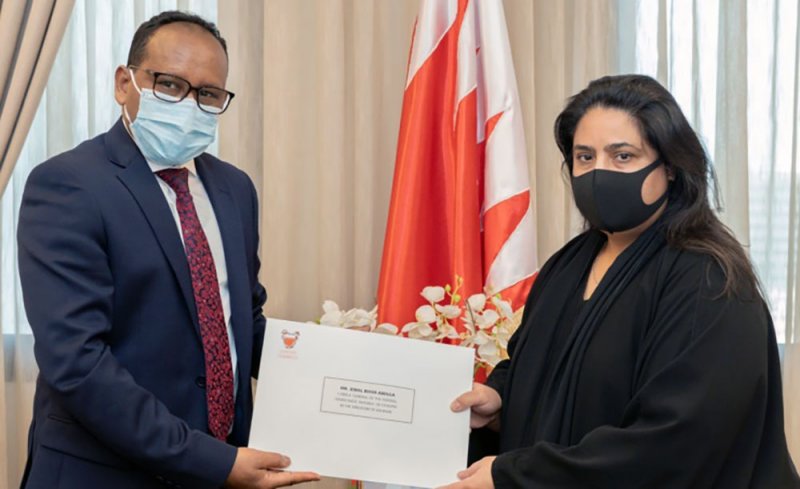 وكيل وزارة الخارجية تستقبل القنصل العام لجمهورية إثيوبيا المعين لدى البحرين