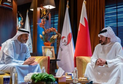 سمو الشيخ خالد بن حمد آل خليفة يلتقي رئيس اللجنة البارالمبية البحرينية