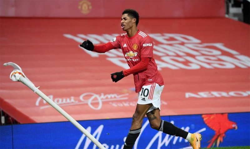 راشفورد يقود مانشستر يونايتد للفوز على وولفرهامبتون