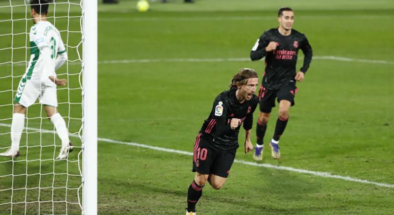 إلتشي يعطل قطار ريال مدريد