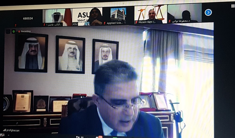 رئيس الجامعة البروفيسور غسان عواد