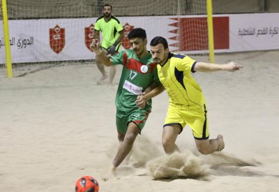 البديع والاتفاق (ب) يتألقان في الدوري المفتوح لكرة القدم الشاطئية