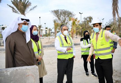 إنجاز 85% من أعمال تطوير الحديقة المائية