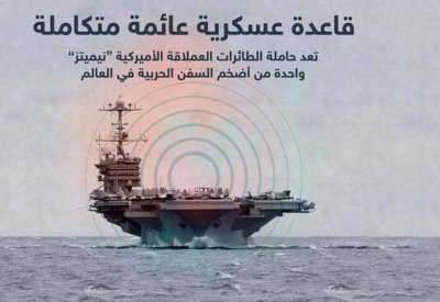 إنفوغرافيك.. حاملة الطائرات "نيميتز".. قلعة عسكرية عائمة
