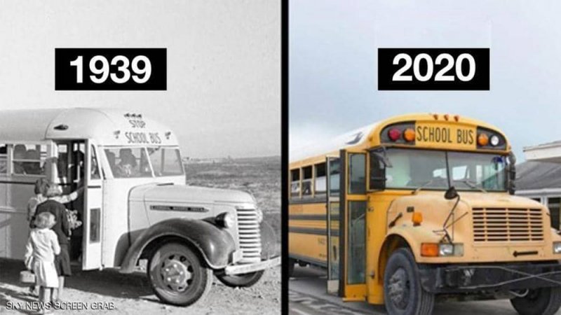 بعد 80 عاما.. لماذا لم يتغير شكل الحافلات المدرسية؟