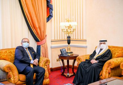 سمو نائب رئيس الوزراء يستقبل السفير الهندي