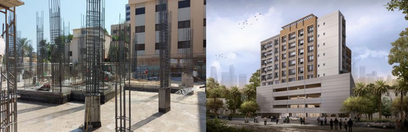 بتكلفة تقارب المليونين دينار.. "السنية" تشرع في بناء "أم الحصم ريزدانس"