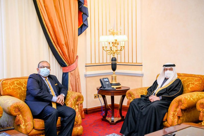 سمو نائب رئيس الوزراء يستقبل السفير الهندي