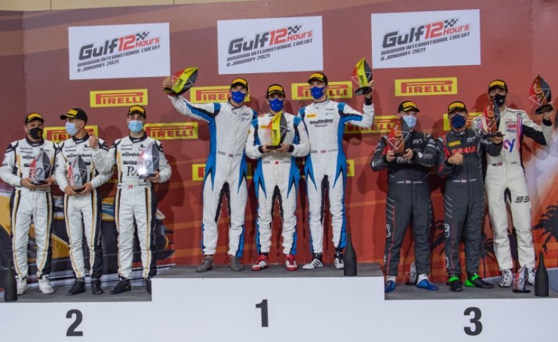 سمو الشيخ عبدالله بن حمد يهنئ جلالة الملك وولي العهد رئيس مجلس الوزراء بإنجاز فريق (seas Motorsport 2)
