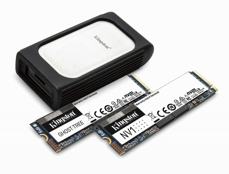 كينغستون تعرض مجموعتها من أقراص الحالة الصلبة NVMe
