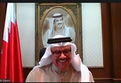 وزير الخارجية يجتمع مع رئيس مجلس الأمناء للمعهد الدولي للسلام