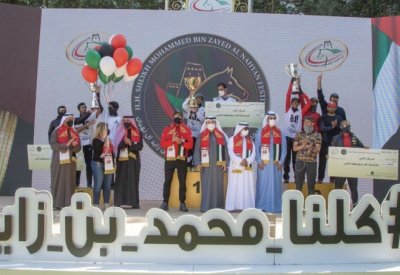 ناصر بن حمد يشيد بحصول فيكتوريوس على المركز الثاني في مهرجان محمد بن زايد للقدرة