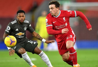 ليفربول يتعادل مع مانشستر يونايتد