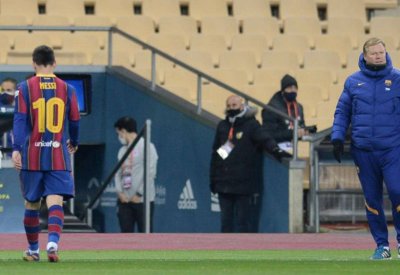 كومان يدافع عن فعلة ميسي: "رد فعل طبيعي"