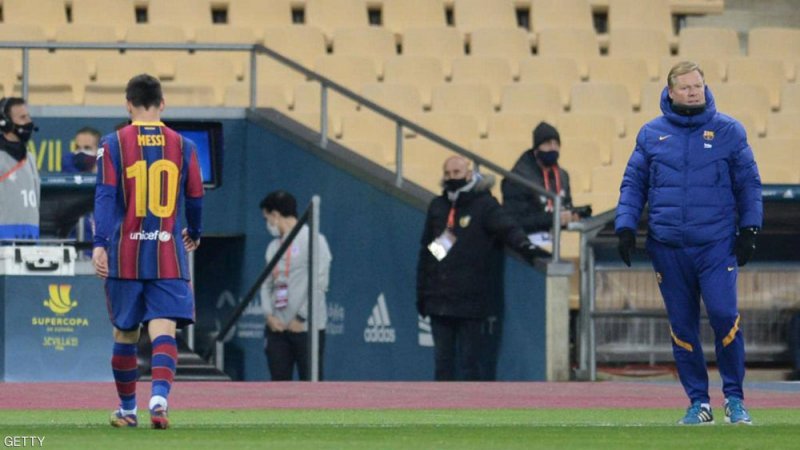 كومان يدافع عن فعلة ميسي: "رد فعل طبيعي"
