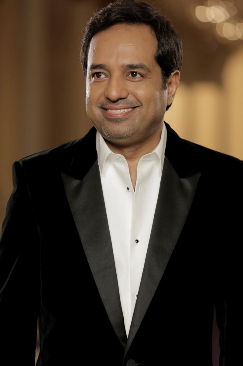 راشد الماجد ووليد الشامي في حفل اختتام  دبي للتسوق