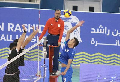 فوز شاق للأهلي على النجمة بدوري عيسى بن راشد للطائرة