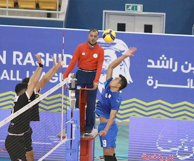 فوز شاق للأهلي على النجمة بدوري عيسى بن راشد للطائرة