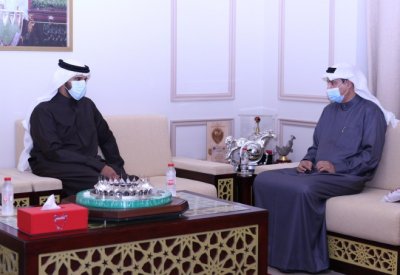 علي بن خليفة يستقبل رئيس نادي اتحاد الريف