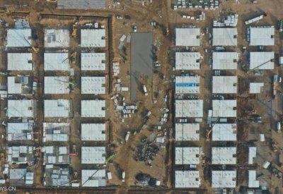 بالصور: الصين تشيد صرحا هائلا "لاحتواء كورونا"