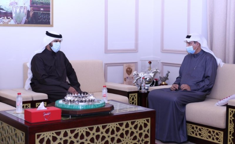علي بن خليفة يستقبل رئيس نادي اتحاد الريف