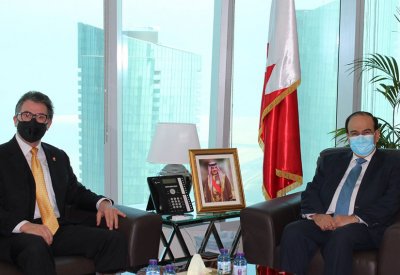 ميرزا يستقبل القنصل السويسري ويناقش معه الفرص الاستثمارية