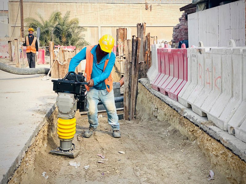 (الأشغال): انجاز 54% من مشروع الصرف الصحي بمجمع 441 في السهلة