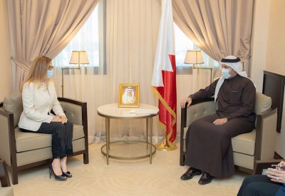وكيل وزارة الخارجية يبحث تعزيز التعاون المشترك مع سفيرة إيطاليا