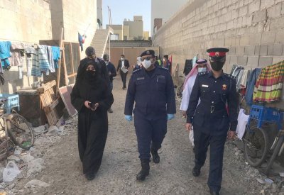 الدرازي في جولة تفقدية في مساكن عمال بالمالكية