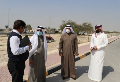 أبوالفتح يتابع مستجدات العمل في مشروع "الواحات الزراعية" بالزلاق