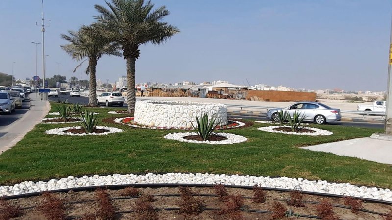 بلدية الشمالية تستكمل تطوير شارع ولي العهد