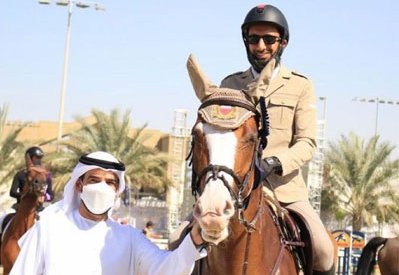 الخاطري يحتل المركز الثاني في بطولة الشارقة الدولية لقفز الحواجز