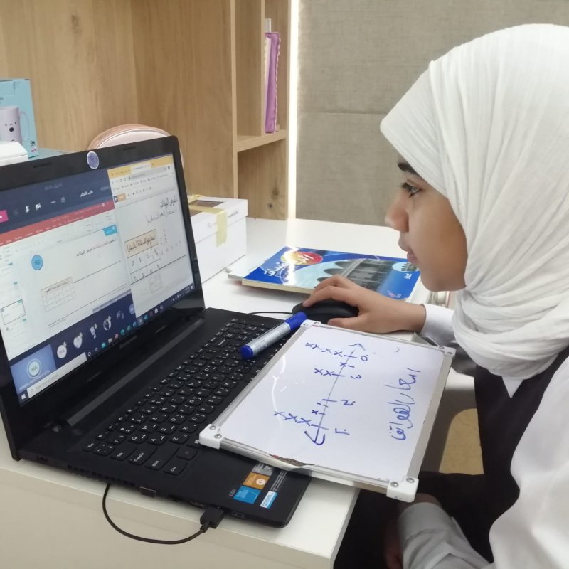 الآلاف من طلبة المدارس الحكومية ينتظمون في التعلّم عن بعد
