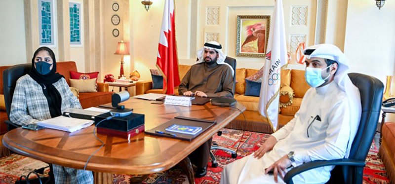 سمو الشيخ عيسى بن علي يترأس وفد البحرين باجتماع الجمعية العمومية لاتحاد اللجان الأولمبية العربية