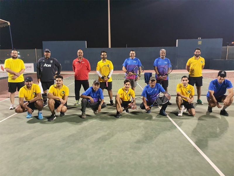 مباريات قوية ومنافسة شديدة في الأسبوع الدوري العام للتنس 