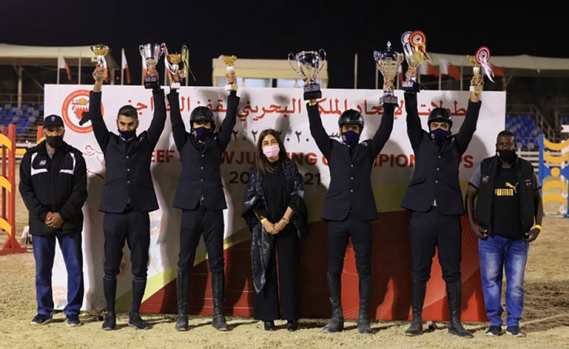 فريق الداخلية يحقق المركز الأول في المسابقة الكبرى ببطولة الاتحاد الملكي لقفز الحواجز