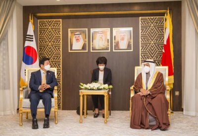 رئيس مجلس الشورى يستقبل رئيس الجمعية الوطنية بجمهورية كوريا