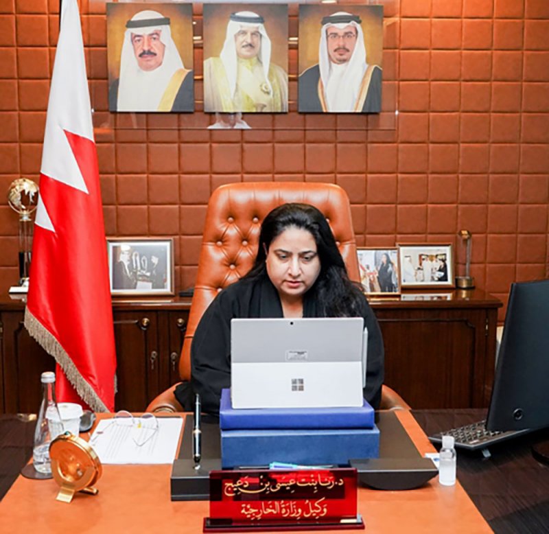 وكيل وزارة الخارجية تؤكد نجاح مملكة البحرين في استراتيجيات مواجهة جائحة كورونا